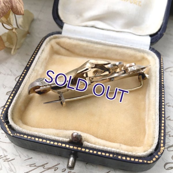 画像5: Mとアローのハンドブローチ (5)