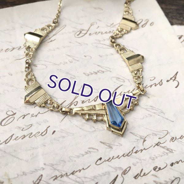 画像5: アールデコ様式のゴールドネックレス (5)