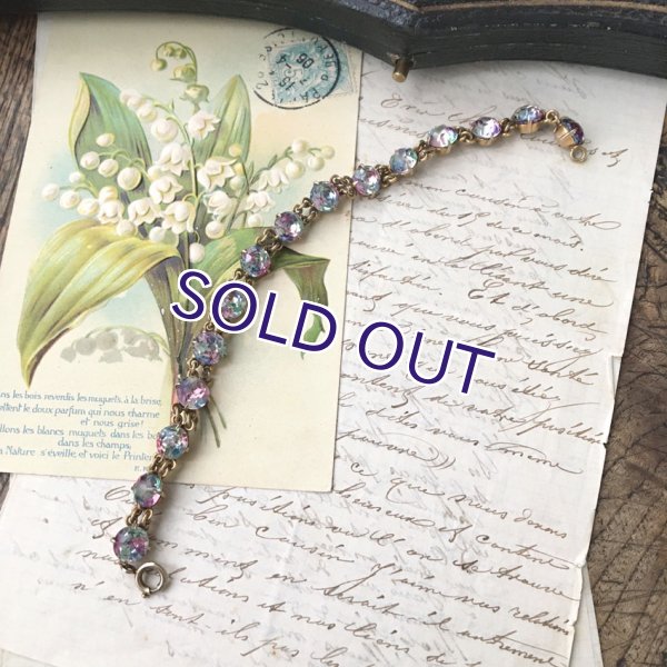 画像12: 初期アイリスガラスのブレスレットH (12)