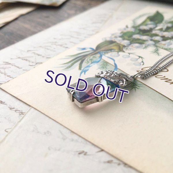 画像6: スクエアアイリスガラスの葡萄ペンダント (6)