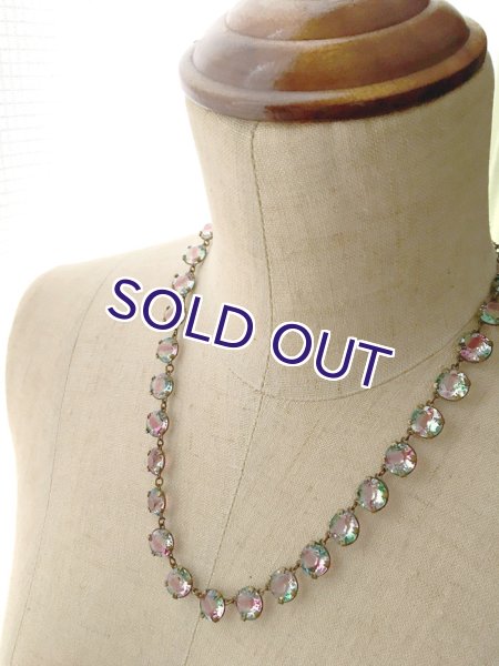 画像12: アイリスガラスのリヴィエールネックレスB (12)