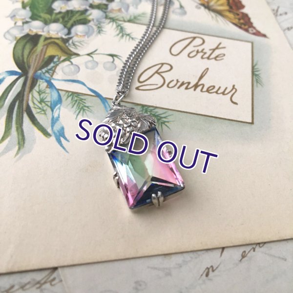 画像8: スクエアアイリスガラスの葡萄ペンダント (8)