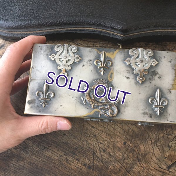 画像13: フルールドリスとサラマンダー紋章のジュエリーボックス（鍵付） (13)