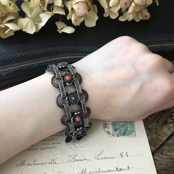 画像12: シルバーフィリグリーのブレスレット (12)