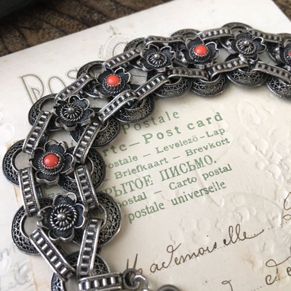 画像4: シルバーフィリグリーのブレスレット (4)