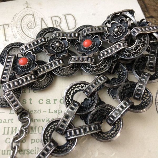 画像8: シルバーフィリグリーのブレスレット (8)