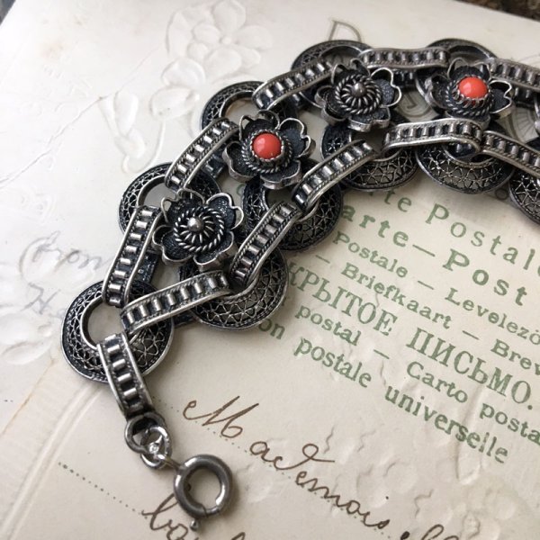 画像3: シルバーフィリグリーのブレスレット (3)