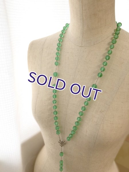 画像13: グリーンウランガラスロザリオ (13)