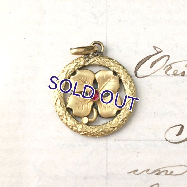 画像2: ORIA クローバーのゴールドペンダント (2)