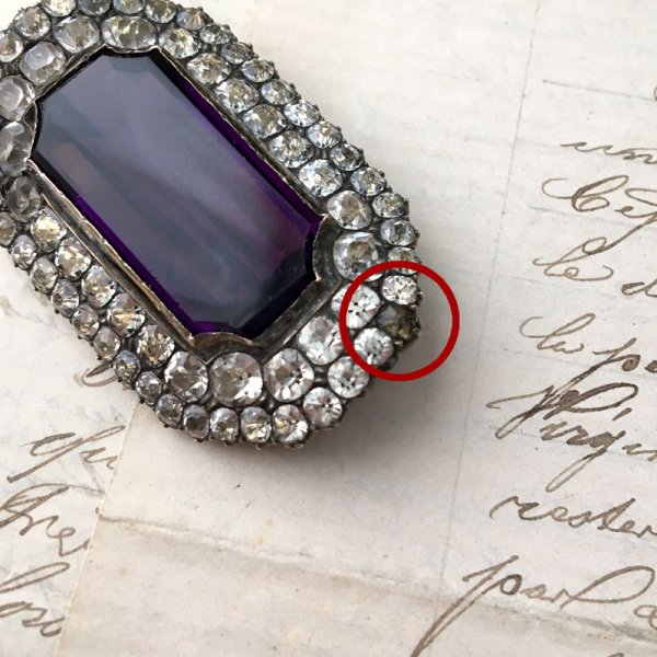 画像12: ブラックドット ペーストガラスのブローチ (12)