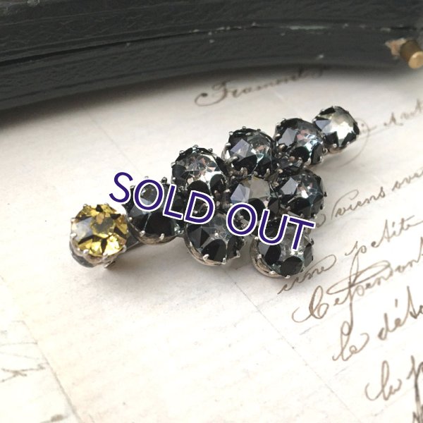 画像4: ベルリンガラスのトライアングルブローチ (4)