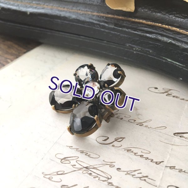 画像3: ベルリンガラスのスミレブローチ (3)