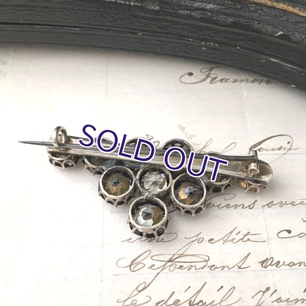 画像7: ベルリンガラスのトライアングルブローチ (7)