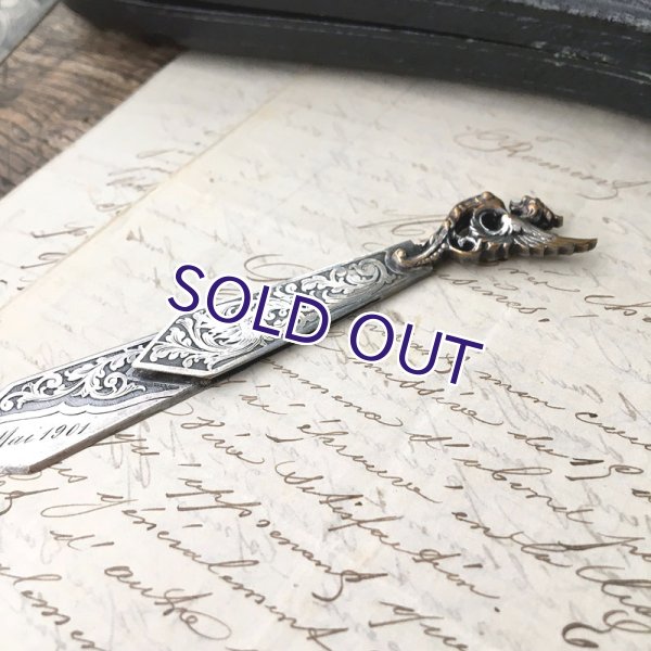 画像9: グリフィンのレターナイフ兼ブックマーカー (9)