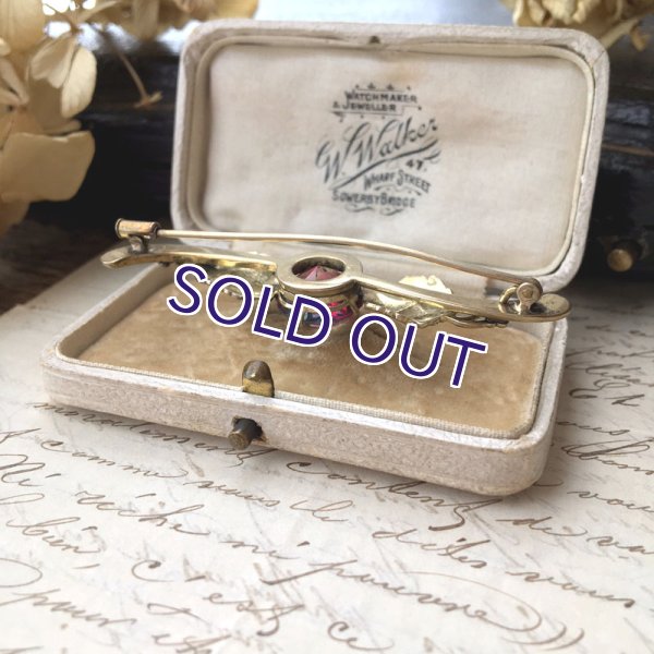 画像9: アイリスガラスと葡萄の葉のバーブローチ (9)