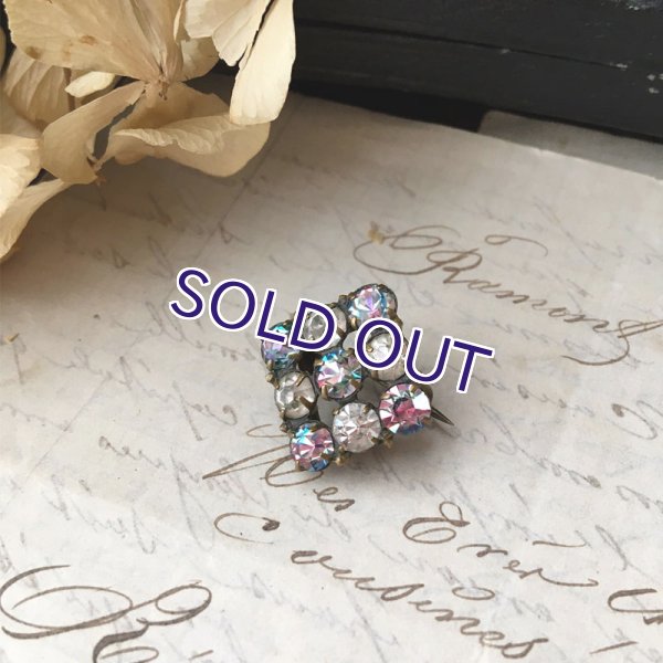 画像3: アイリスガラスの小さなレースピン (3)