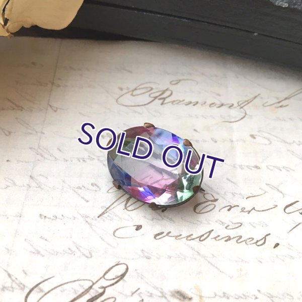 画像3: アイリスガラスの一粒ブローチ (3)