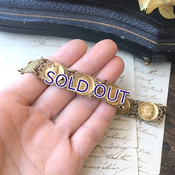 画像12: フランス王と皇帝のゴールドブレスレット (12)