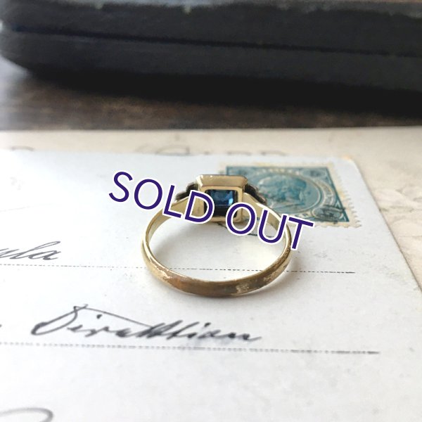 画像10: アールデコのゴールドリングとペンダントセット (10)