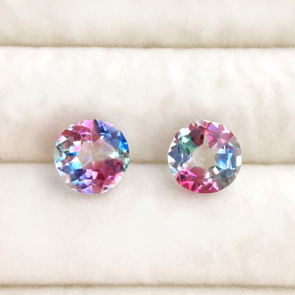 画像5: アイリスガラス ルース ラウンド型 約1cm (5)