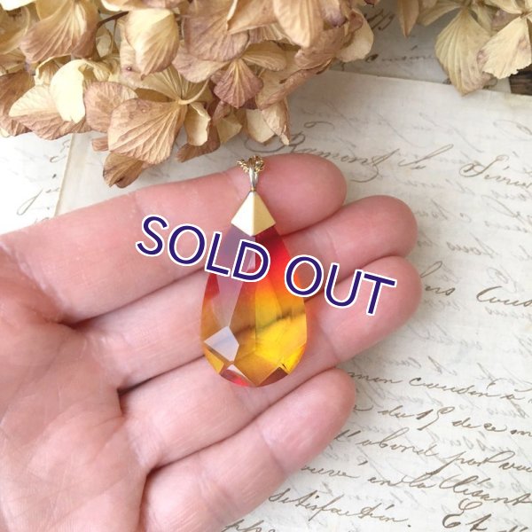 画像7: 蛍光ガラスのドロップペンダント (7)