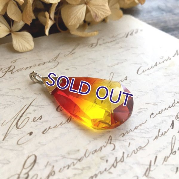 画像4: 蛍光ガラスのドロップペンダント (4)