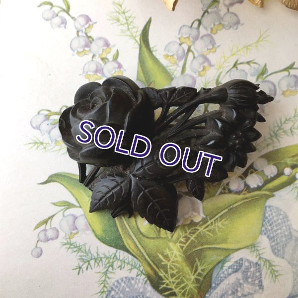 画像2: バラのボーカナイトブローチB (2)