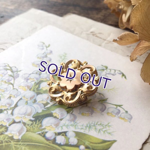 画像6: FIX パールとアカンサス文様のゴールドブローチ (6)