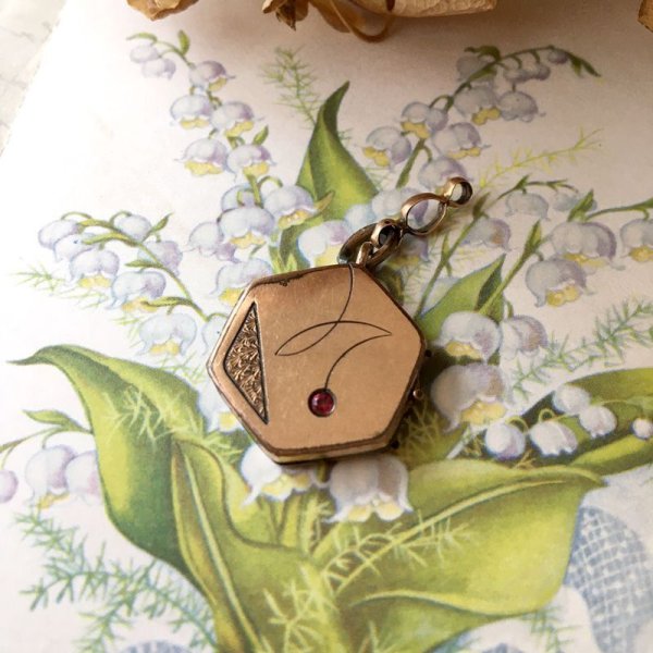 画像9: ゴールドブローチ・ペンダントセット (9)