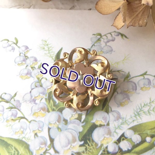 画像3: FIX パールとアカンサス文様のゴールドブローチ (3)