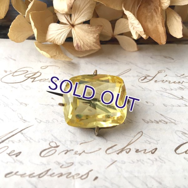 画像2: ウランガラスの一粒ブローチ (2)