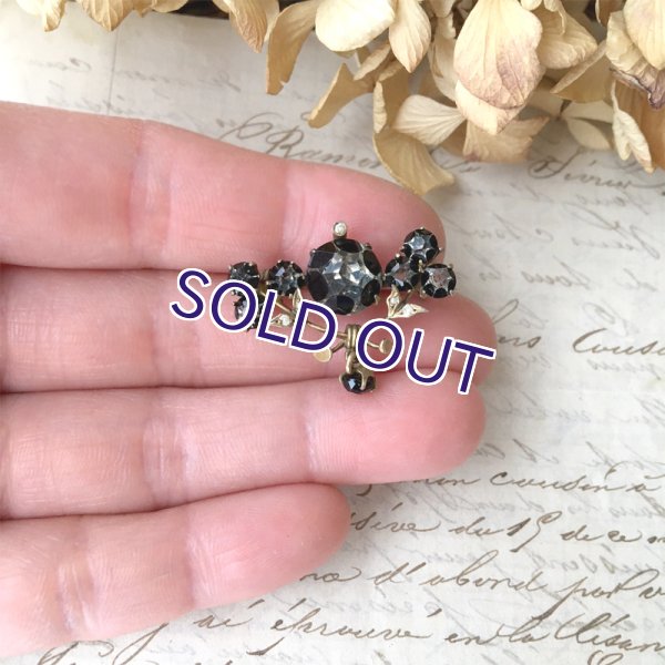 画像9: 銀製ベルリンガラスの花のブローチ (9)