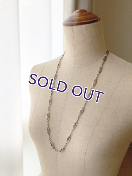 画像10: 銀製 フィリグリー細工のネックレス (10)