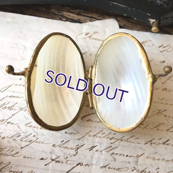 画像9: マザーオブパールのロザリオとケースセットB (9)