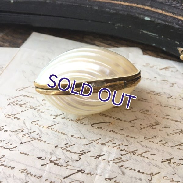 画像8: マザーオブパールのロザリオとケースセットB (8)