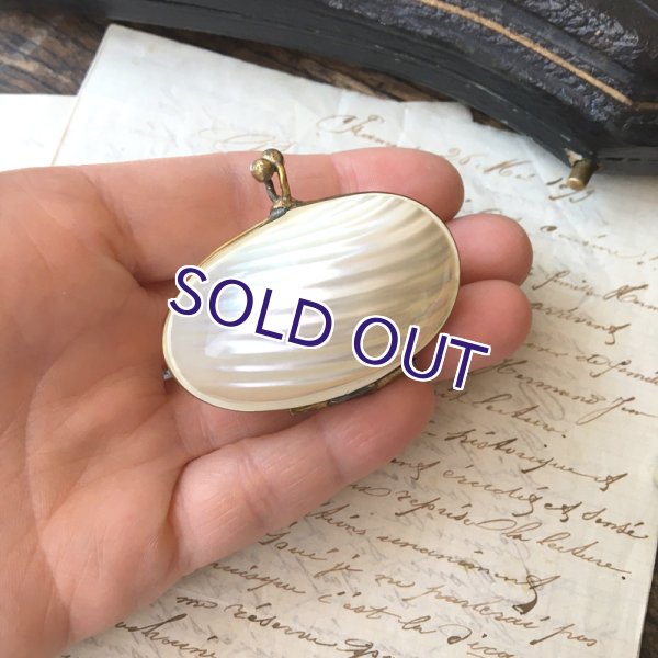 画像10: マザーオブパールのロザリオとケースセットB (10)