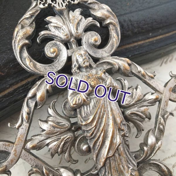 画像2: キリストの聖なる御心 聖水盤 (2)