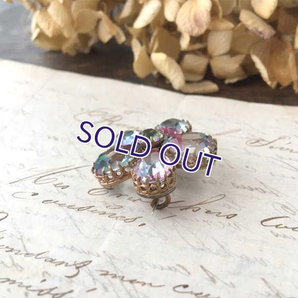 画像5: アイリスガラスのフワラーブローチ (5)