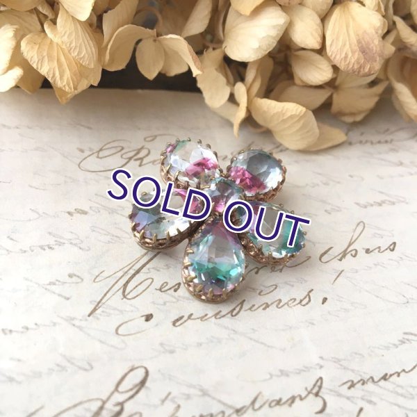 画像4: アイリスガラスのフワラーブローチ (4)