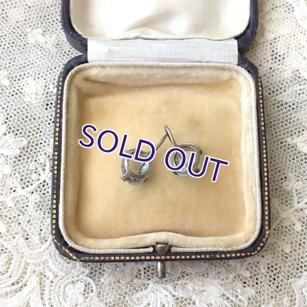 画像8: ローズカットサフィレットのイヤリング (8)