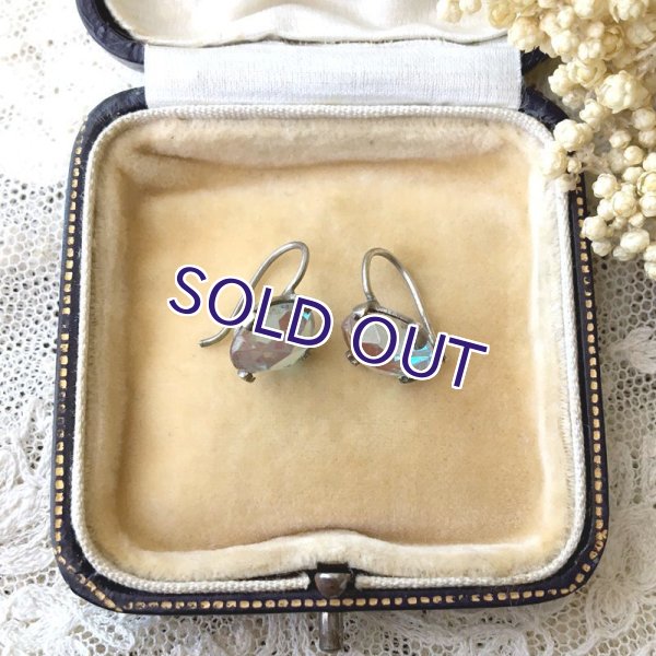 画像7: ローズカットサフィレットのイヤリング (7)