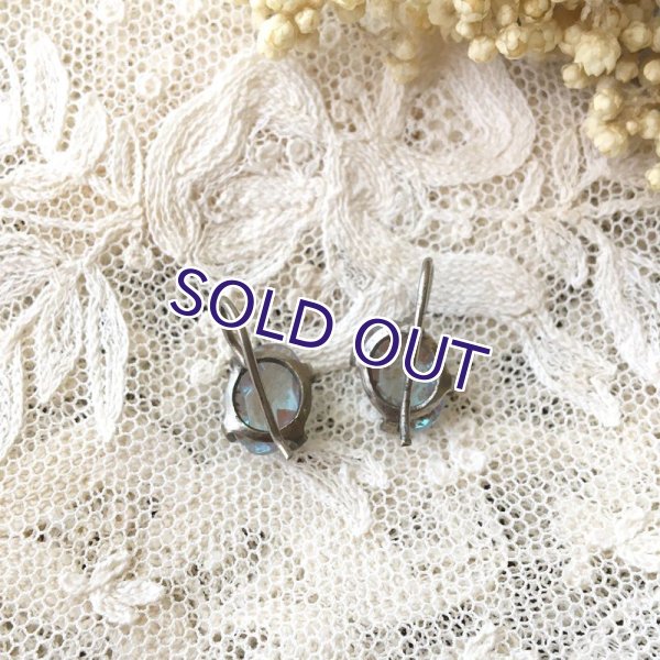 画像4: ローズカットサフィレットのイヤリング (4)