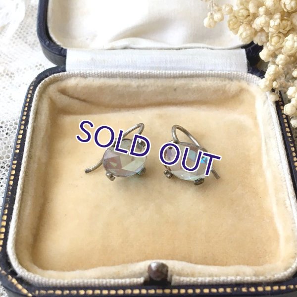 画像9: ローズカットサフィレットのイヤリング (9)