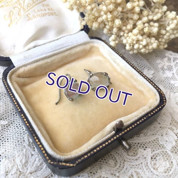 画像11: ローズカットサフィレットのイヤリング (11)