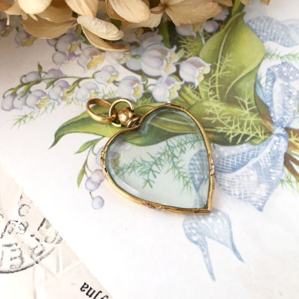 画像6: ハートのゴールドロケットペンダントB (6)