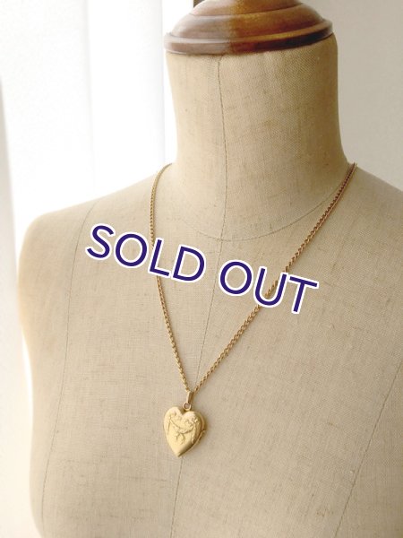 画像13: FIX ガーランドのハートロケットペンダント (13)