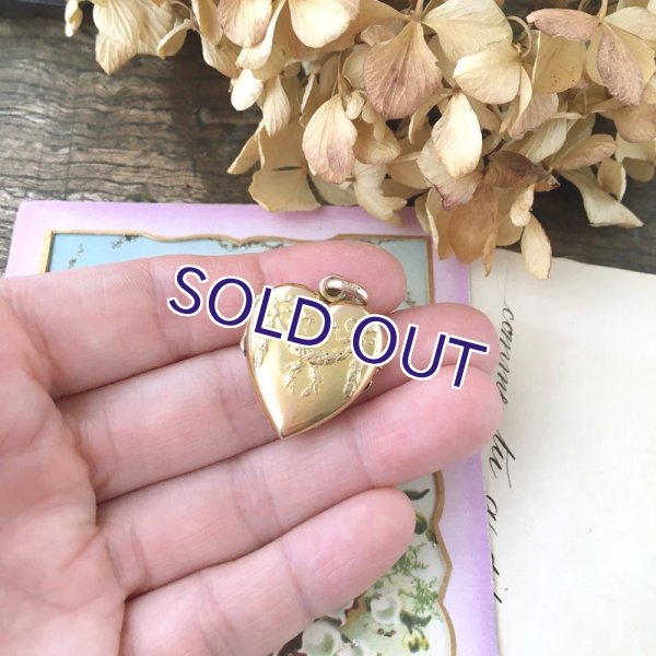 画像12: FIX ガーランドのハートロケットペンダント (12)