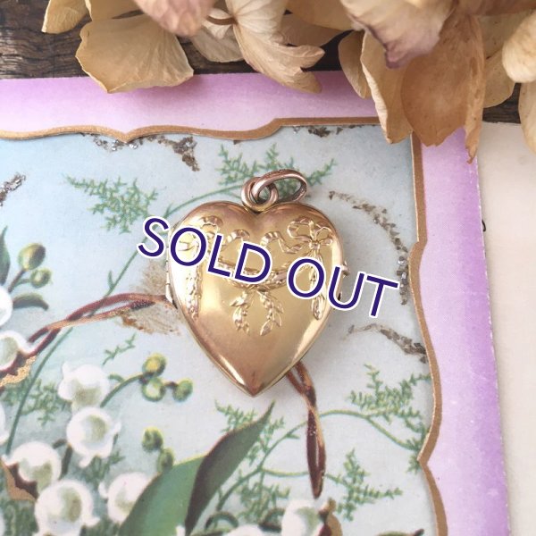 画像2: FIX ガーランドのハートロケットペンダント (2)