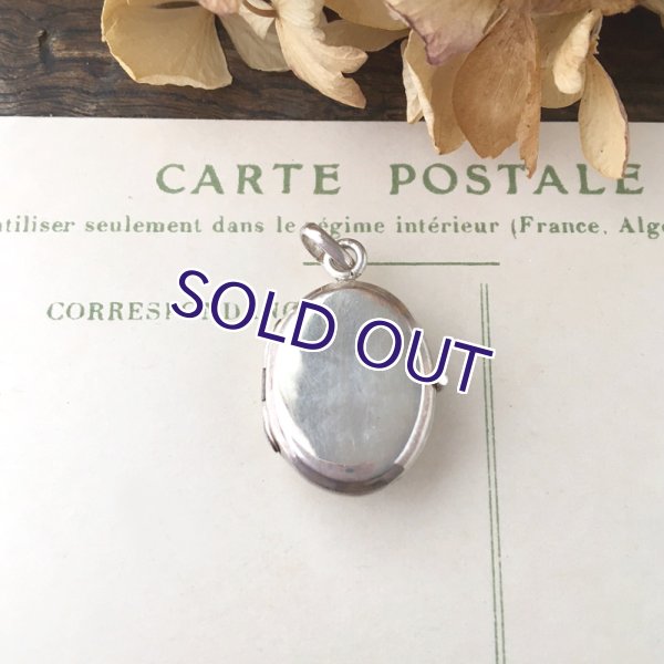 画像6: 銀製 オニキスのロケットペンダント (6)