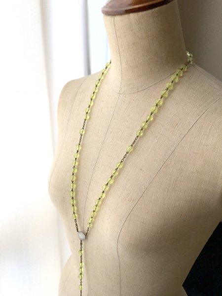 画像10: ウランガラスのロザリオL (10)